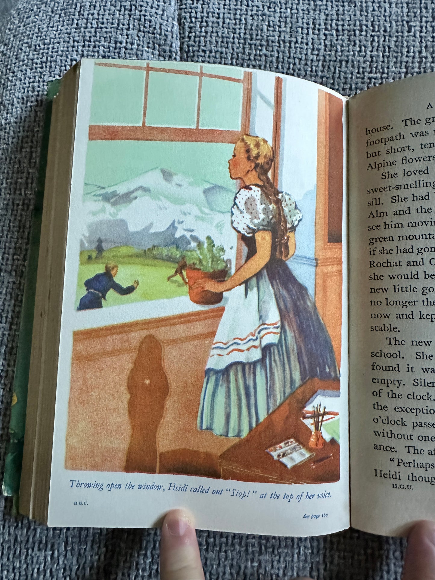 1955 Heidi Grows Up - Charles Tritten(Pelagie Doane Illust)Collins