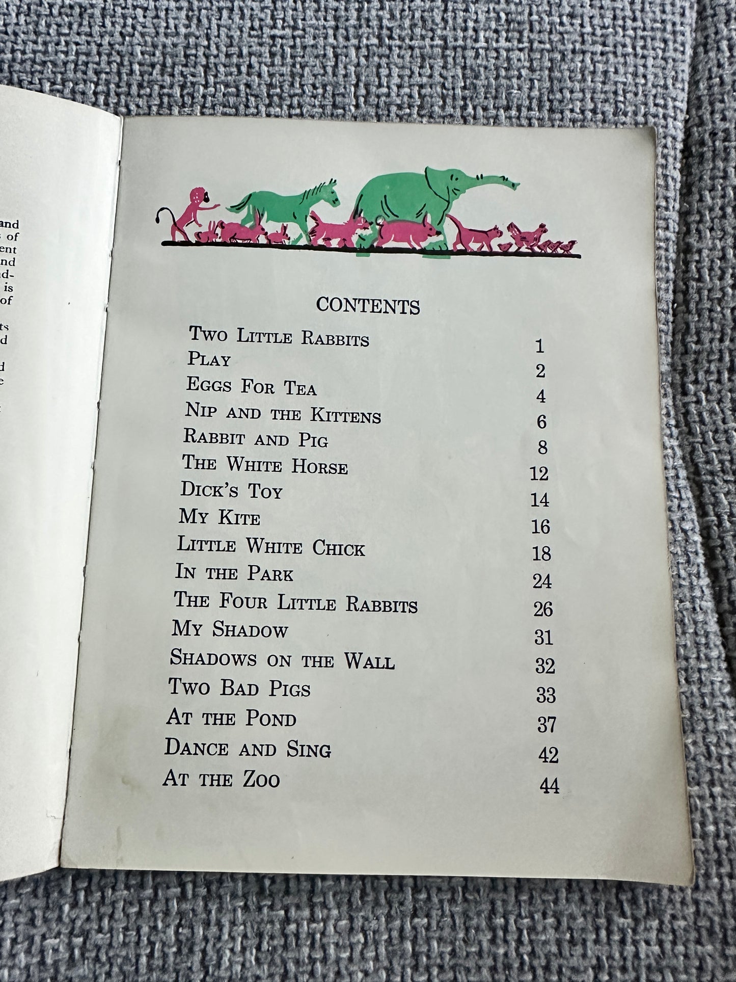 1939 The Happy Venture Readers Book Two: Our Friends - Fred J. Schonell & Irene Serjeant(C.J. McCall Illust)Oliver & Boyd Publisher