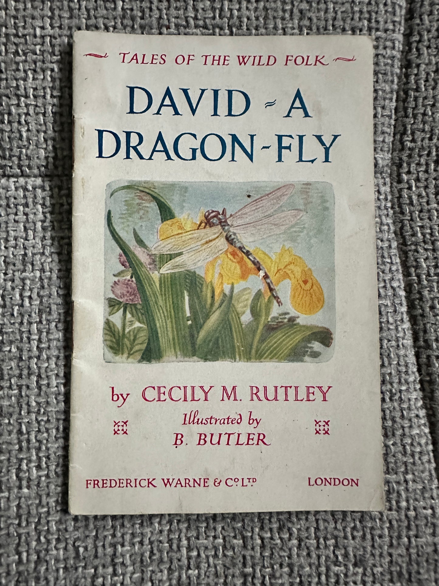 1950’s David A Dragonfly- Cecily M. Rutley(B. Butler Illust) Frederick Warne & Co Ltd.