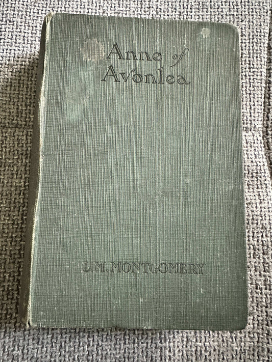 1925*1st* Anne Of Avonlea - L. M. Montgomery (George G. Harrap & Co. Ltd.