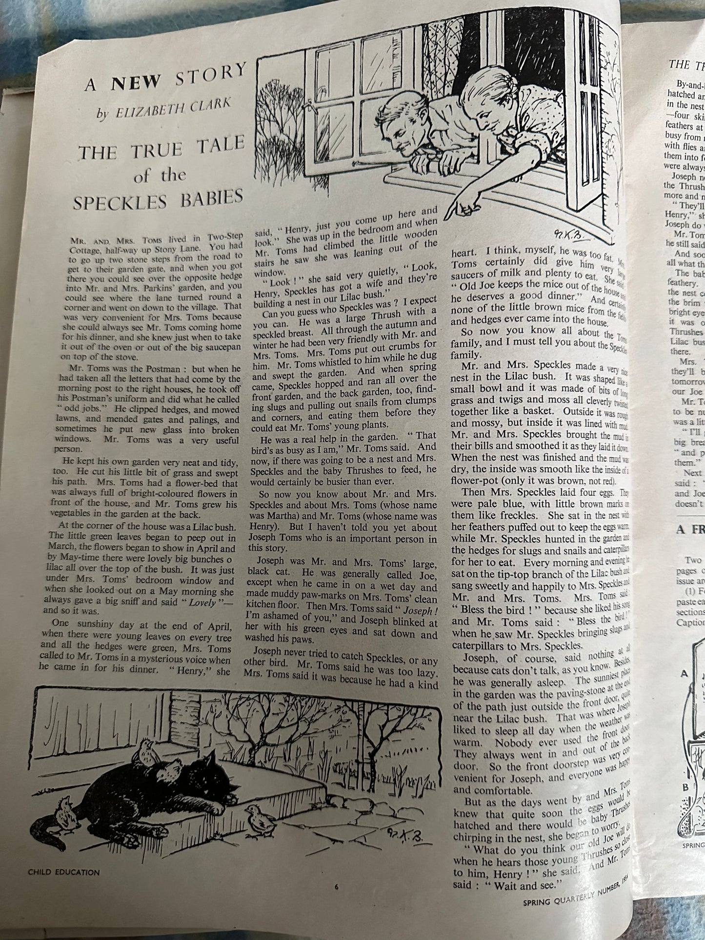 1954 Child Education(Spring Quarter Issue) Evans Brothers Ltd