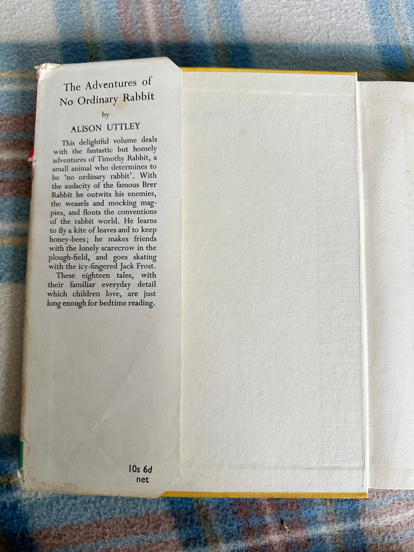 1960 The Adventures Of No Ordinary Rabbit - Alison Uttley(Alec Buckels Illust)Faber & Faber