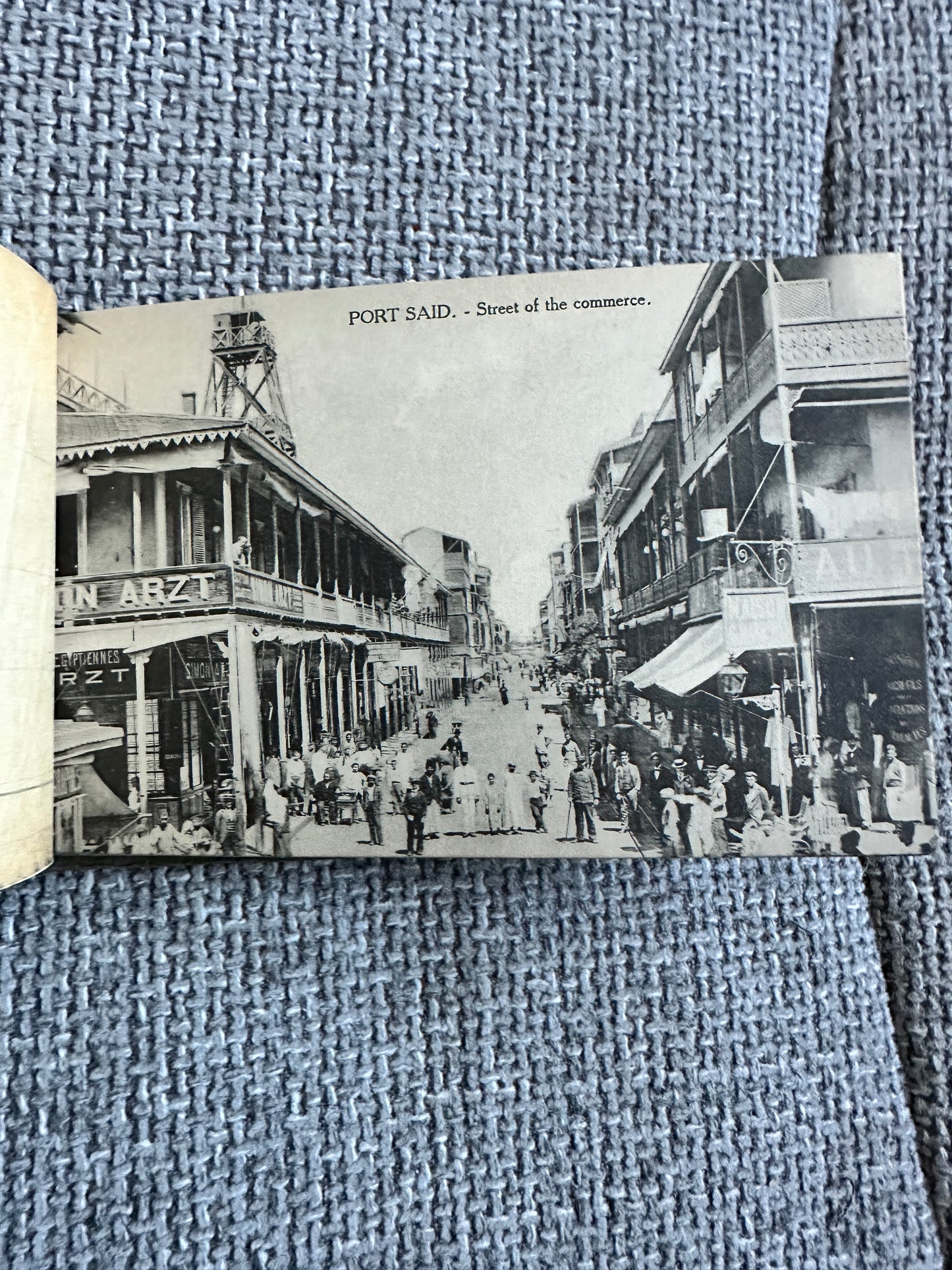 1900’s Port Said Suez Trough The Canal - 24 Postcards(One missing) Rare(Spelling mistake on Through)