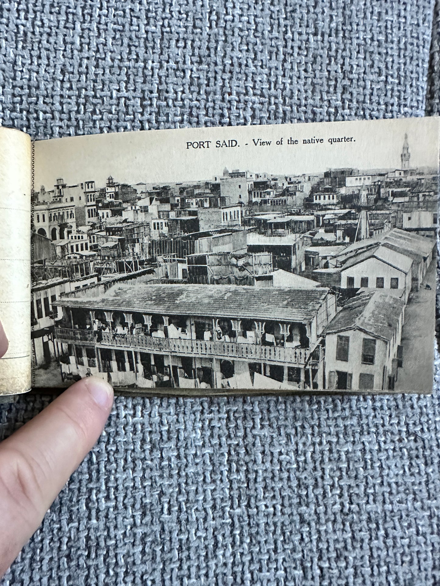 1900’s Port Said Suez Trough The Canal - 24 Postcards(One missing) Rare(Spelling mistake on Through)