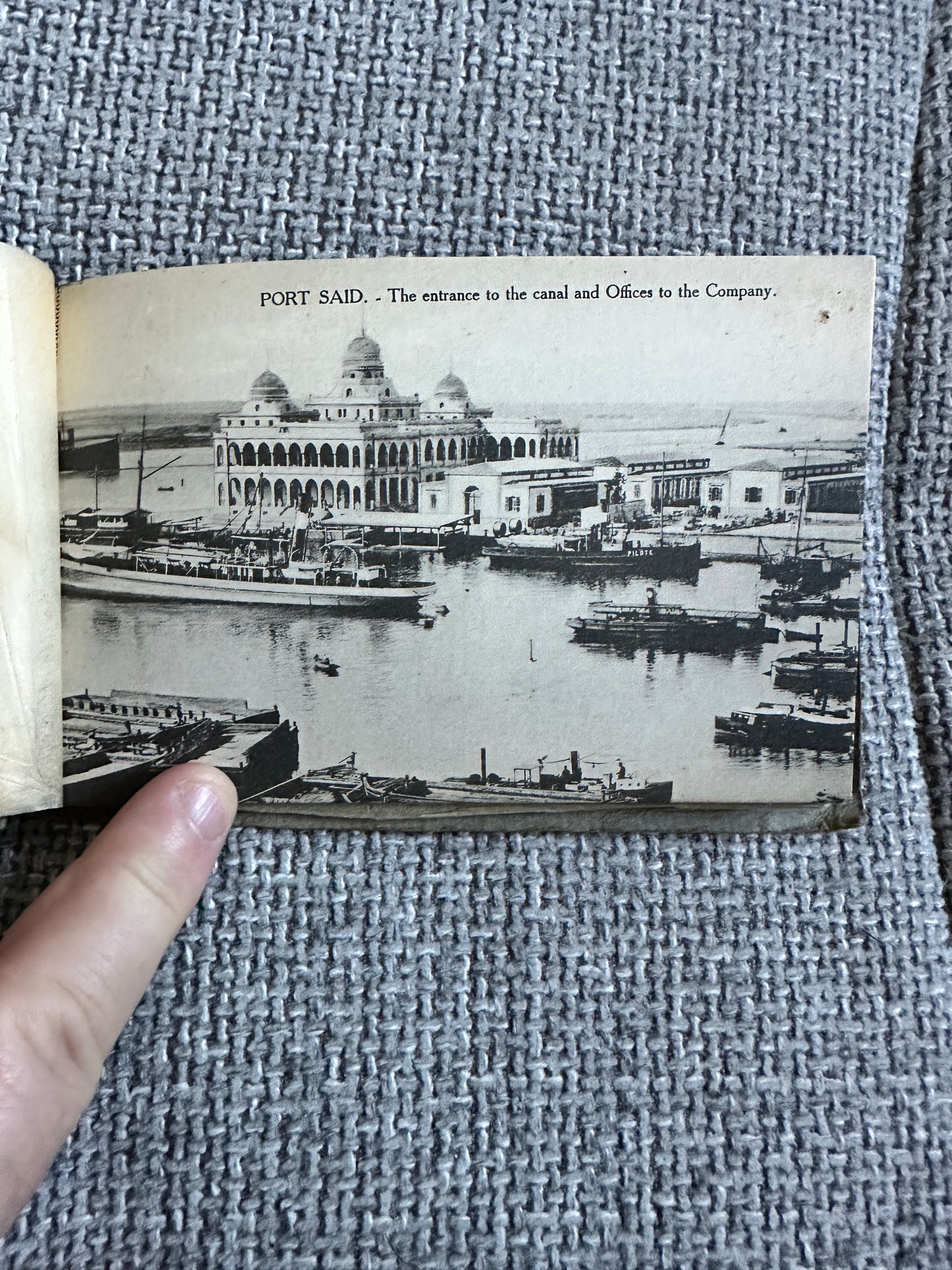 1900’s Port Said Suez Trough The Canal - 24 Postcards(One missing) Rare(Spelling mistake on Through)