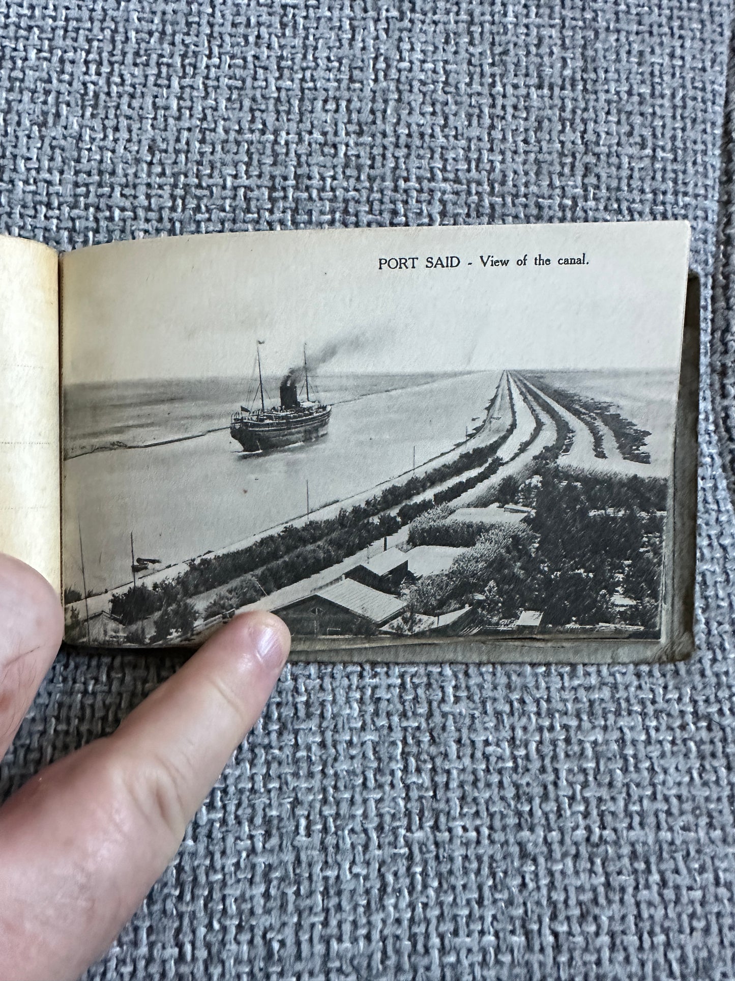 1900’s Port Said Suez Trough The Canal - 24 Postcards(One missing) Rare(Spelling mistake on Through)