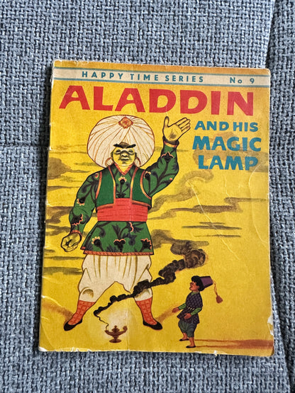 1959 Aladdin & His Magic Lamp (Happy Time Series Book 9) - Kathleen N. Daly(Lowell Hess Illust)Golden Pleasure Books