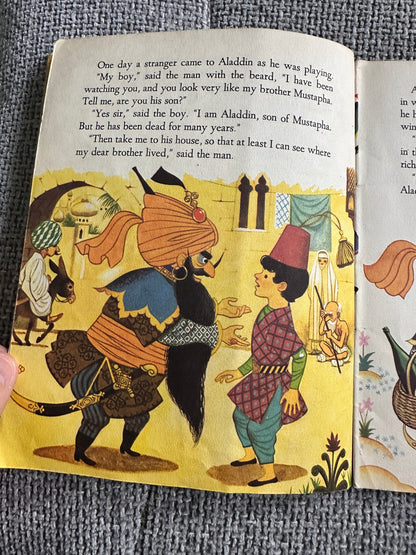 1959 Aladdin & His Magic Lamp (Happy Time Series Book 9) - Kathleen N. Daly(Lowell Hess Illust)Golden Pleasure Books