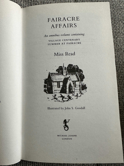 1997 Fairacre Affairs (Omnibus) Miss Read (Michael Joseph)