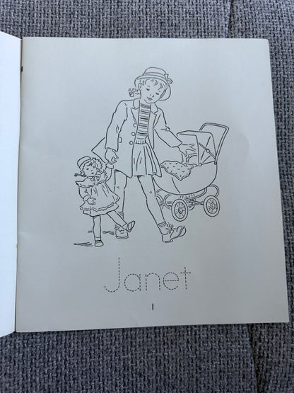 1970 Workbook For Janet & John Here We Go - Mabel O’Donnell & Rona Munro (J. Nesbit & Co. Ltd.)