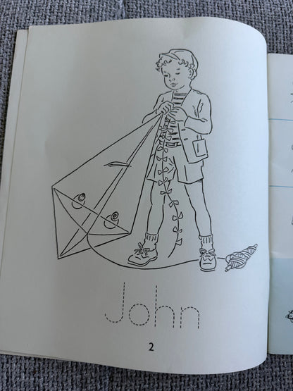 1970 Workbook For Janet & John Here We Go - Mabel O’Donnell & Rona Munro (J. Nesbit & Co. Ltd.)
