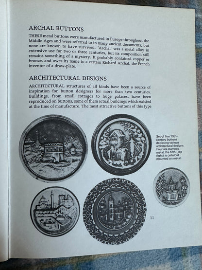 Victor Button 1977*1st* Buttons A Collectors Guide - Victor Houart(Souvenir Press ...