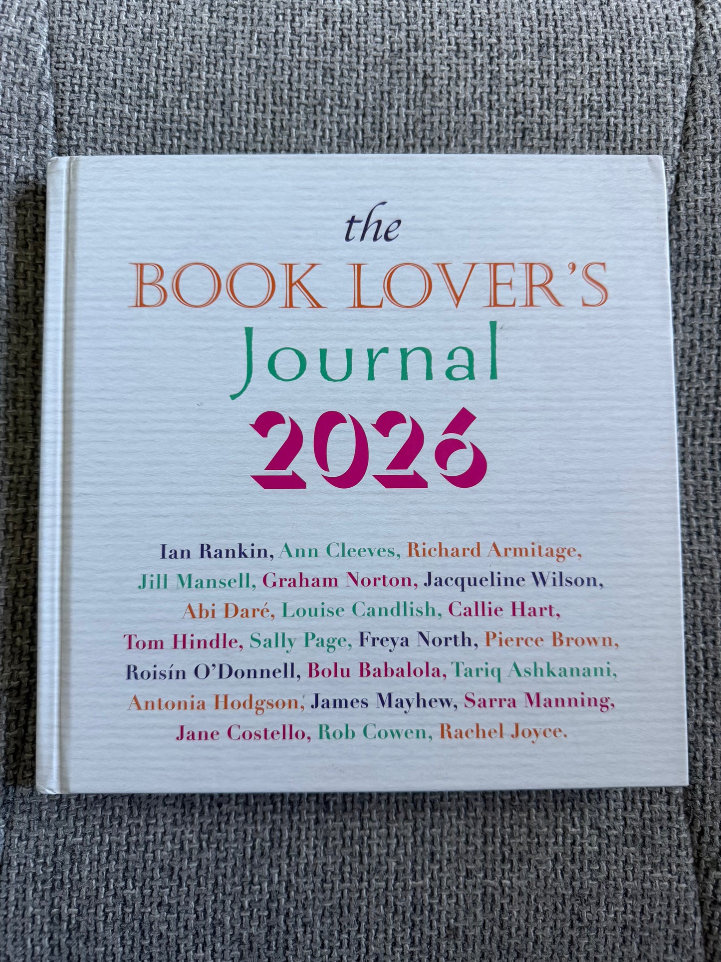 2026*SIGNED Ian Rankin, Freya North & Roisin O’Donnell The Book Lover’s Journal 2026 The Book Trust
