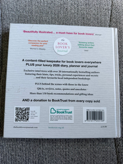 2026*SIGNED Ian Rankin, Freya North & Roisin O’Donnell The Book Lover’s Journal 2026 The Book Trust