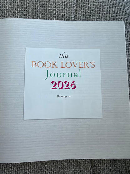 2026*SIGNED Ian Rankin, Freya North & Roisin O’Donnell The Book Lover’s Journal 2026 The Book Trust