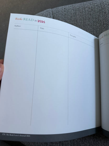 2026*SIGNED Ian Rankin, Freya North & Roisin O’Donnell The Book Lover’s Journal 2026 The Book Trust