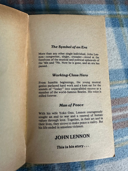 1981*1st* The John Lennon Story - John Swenson(Leisure Books New York)