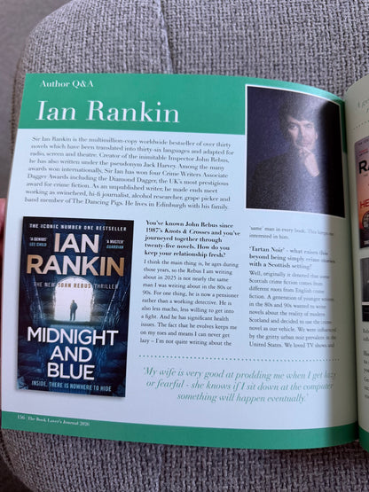 2026*SIGNED Ian Rankin, Freya North & Roisin O’Donnell The Book Lover’s Journal 2026 The Book Trust