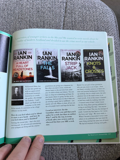 2026*SIGNED Ian Rankin, Freya North & Roisin O’Donnell The Book Lover’s Journal 2026 The Book Trust