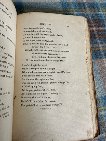 1897 Barrack Room Ballads & Other Verses - Rudyard Kipling(Methuen)