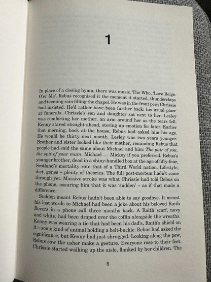 2006*Signed 1st * The Naming Of The Dead - Ian Rankin (Orion)