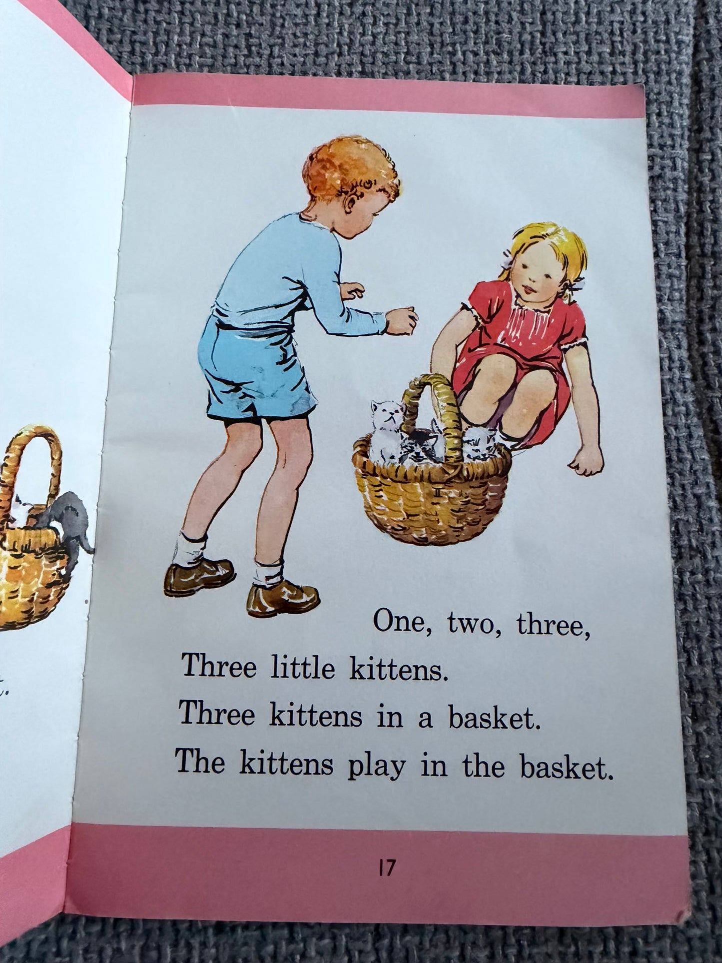 1965 Janet and John Children's Book - Off To Play with Adorable Illustrations