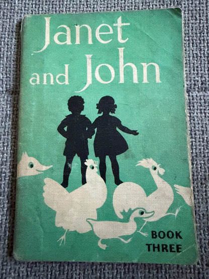 Vintage 1950s Janet and John Book 3 by Mabel O’Donnell & Rona Munro