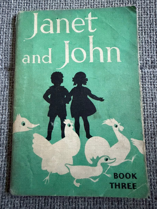 Vintage 1950s Janet and John Book 3 by Mabel O’Donnell & Rona Munro