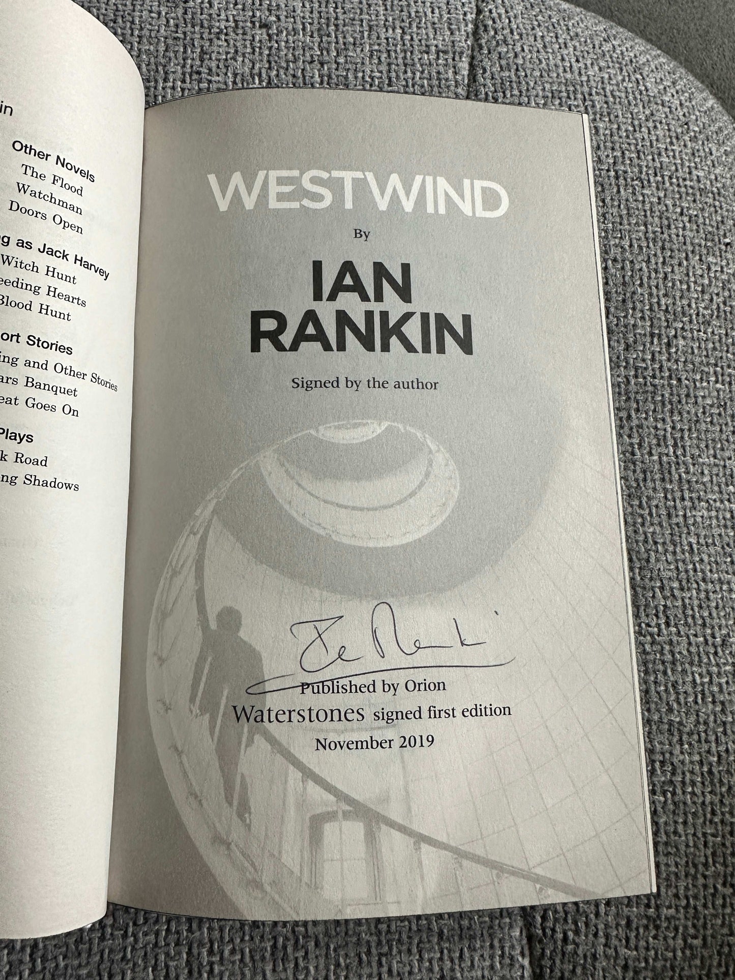 2019*Signed 1st* Westwind - Ian Rankin (Orion)