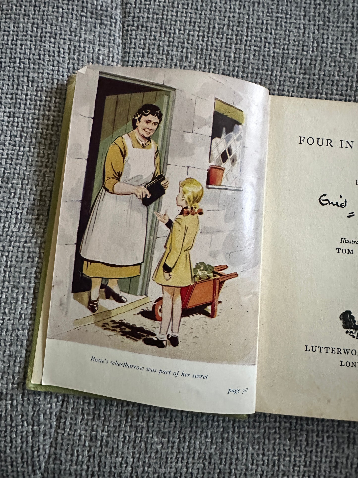 1956*1st* Four In A Family - Enid Blyton(Tom Kerr Illust)Lutterworth Press