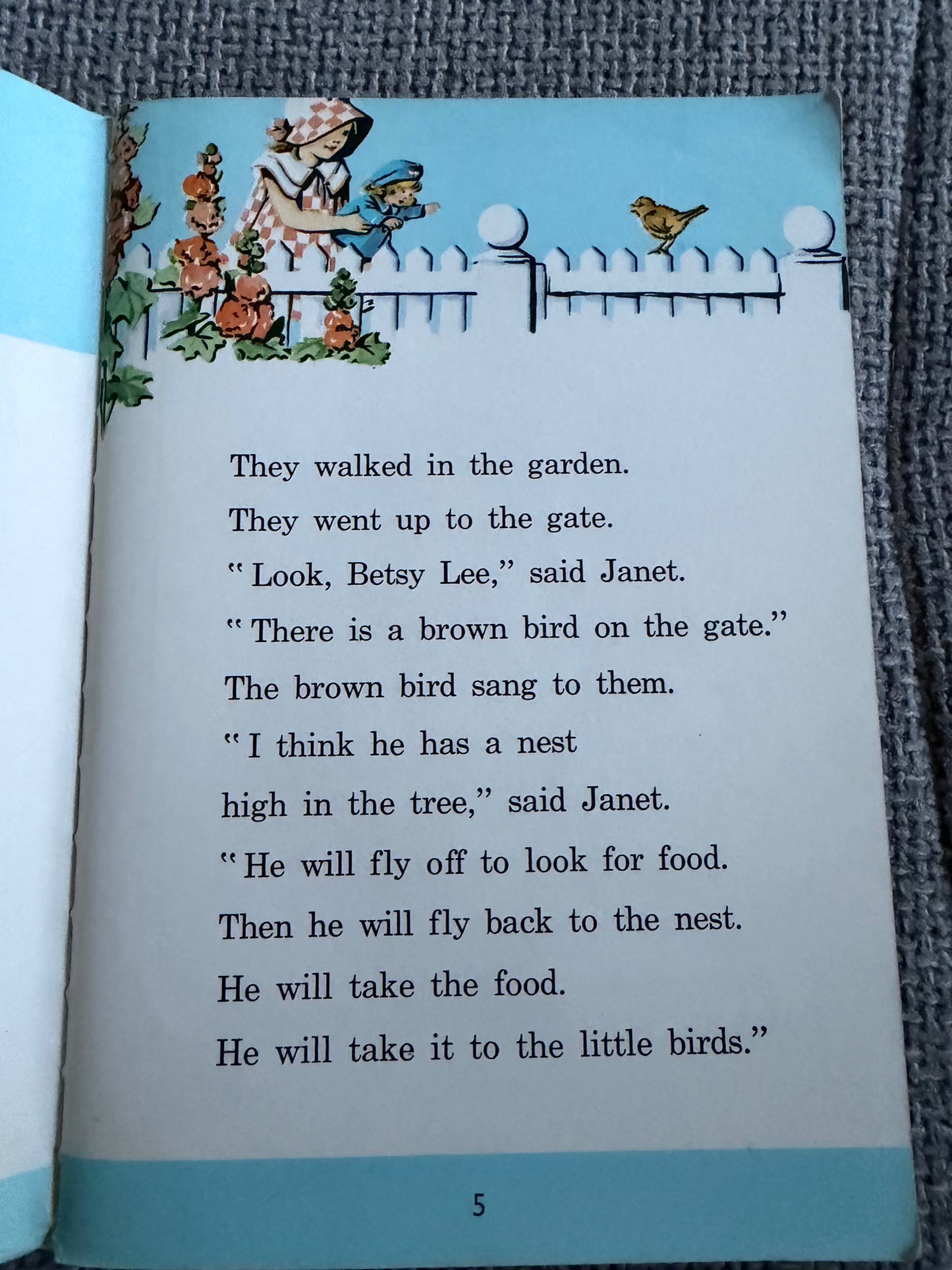1950 Through The Garden Gate(Janet & John Book) Mabel O’Donnell & Rona Munro (Margaret & Florence Hoopes & Christopher Sanders illus) James Nisbet & Co Ltd