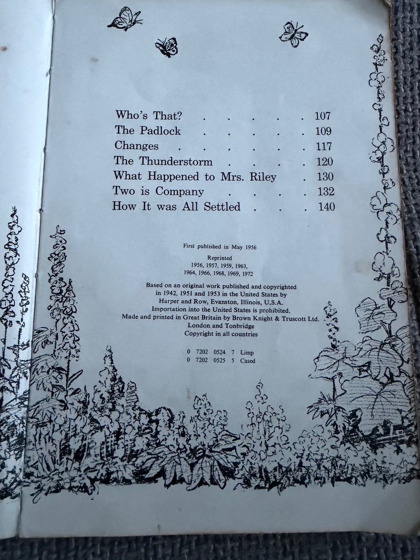 1972 The Five & A Half Club - Mabel O’Donnell & Rona Munro & Margery Bianco (Margaret Ayer illust) James Nisbet & Co Ltd