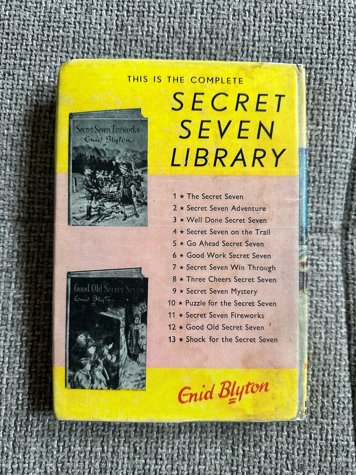 1961*1st* Shock For The Secret Seven - Enid Blyton(Burgess Sharrocks Illust)Brockhampton Press