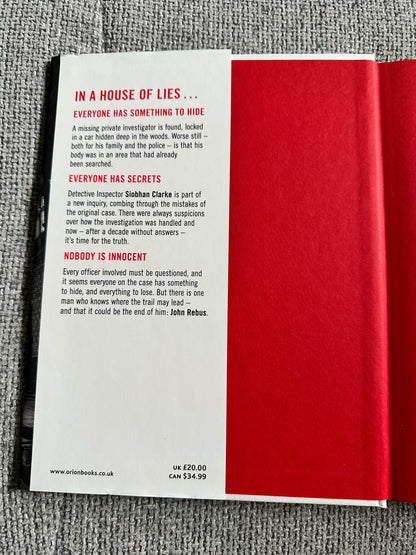 2018*1st* In A House Of Lies - Ian Rankin (Orion)
