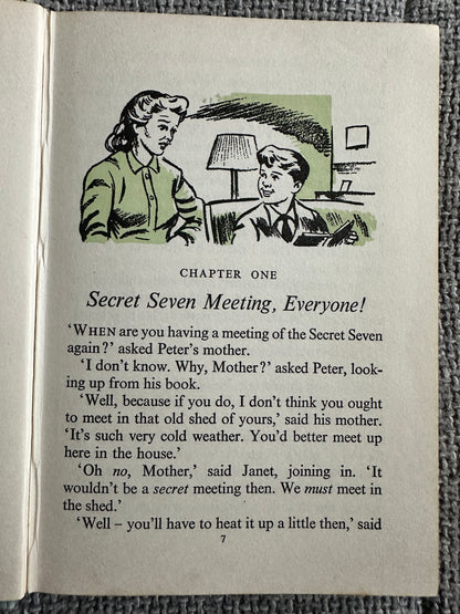 1961*1st* Shock For The Secret Seven - Enid Blyton(Burgess Sharrocks Illust)Brockhampton Press