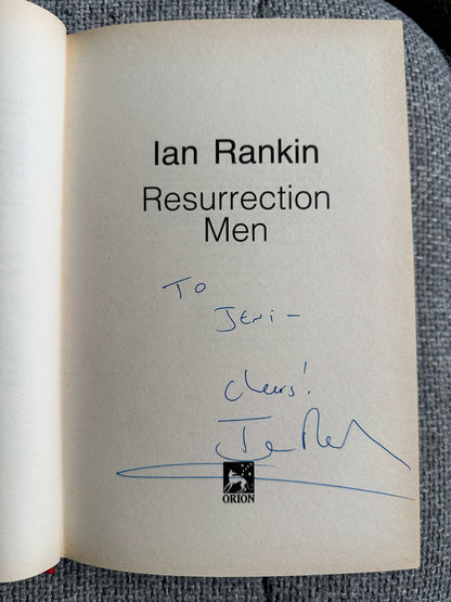2001*Signed 1st* Resurrection Men - Ian Rankin (Orion)