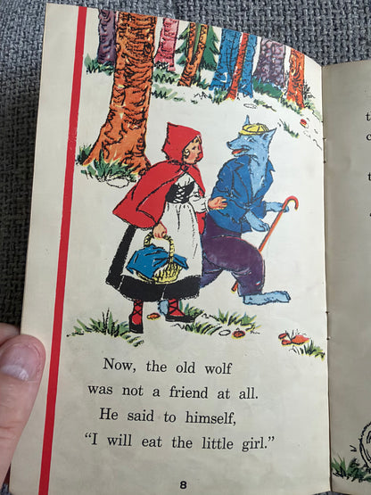 1951 Little Red Riding Hood (Janet & John Story Book no15) Miriam Blanton Huber, Frank Seely Salisbury & Mabel O’Donnell) Margaret & Florence Hoopes illust) James Nisbet & Co Ltd