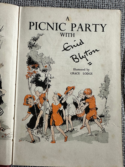 1951*1st* A Picnic Party With Enid Blyton(Grace Lodge Illust) Hodder & Stoughton