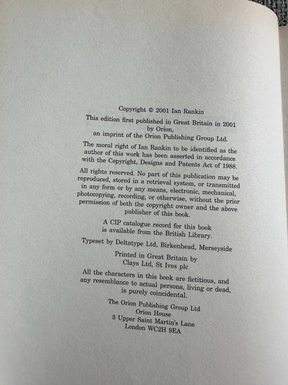2001*1st* The Falls - Ian Rankin (Orion)