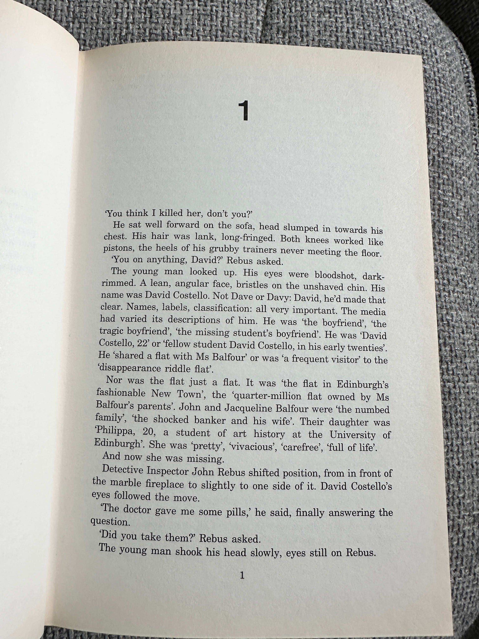 2001*1st* The Falls - Ian Rankin (Orion)
