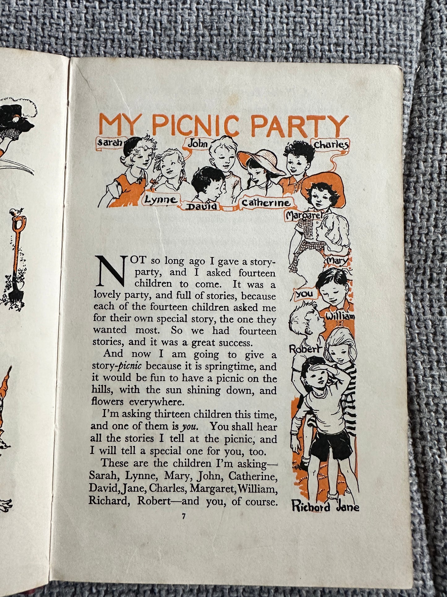 1951*1st* A Picnic Party With Enid Blyton(Grace Lodge Illust) Hodder & Stoughton