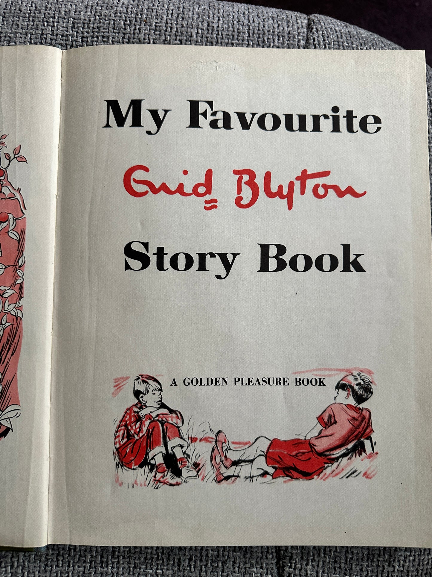 1964*1st* My Favourite Enid Blyton Story Book(A Golden Pleasure Book)