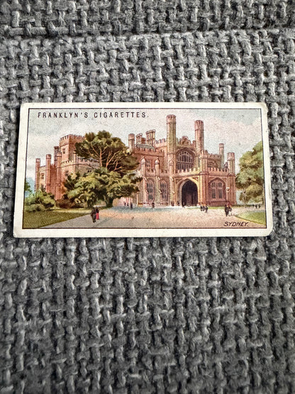 Vintage Cigarette Card — Government House Sydney — Franklyn's Overseas Dominions No.2