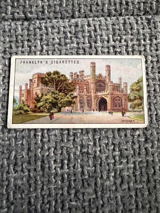 Vintage Cigarette Card — Government House Sydney — Franklyn's Overseas Dominions No.2