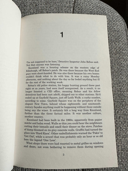 2004*Signed 1st* Fleshmarket Close - Ian Rankin (Orion)
