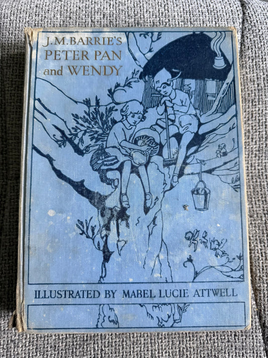 1953 J.M. Barrie’s Peter Pan & Wendy Retold By May Byron (Mabel Lucie Attwell illust) Hodder & Stoughton