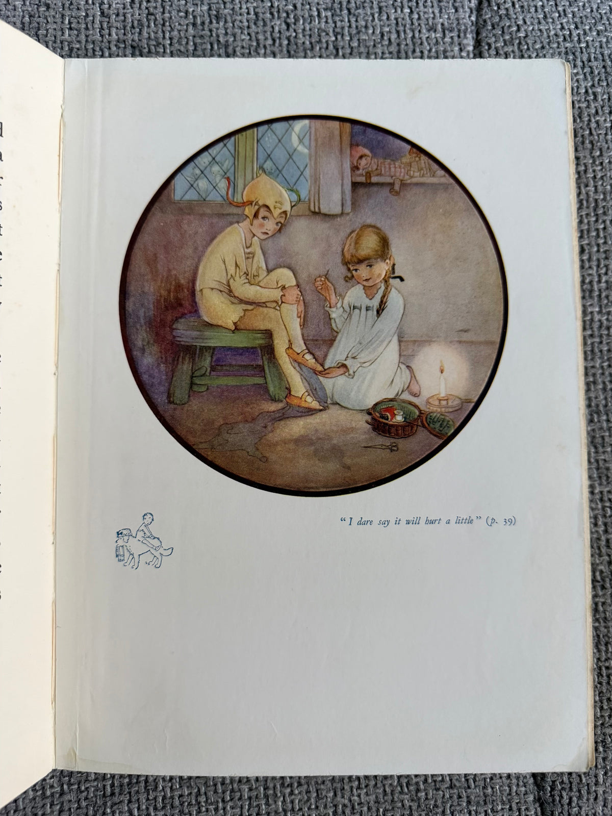 1953 J.M. Barrie’s Peter Pan & Wendy Retold By May Byron (Mabel Lucie Attwell illust) Hodder & Stoughton