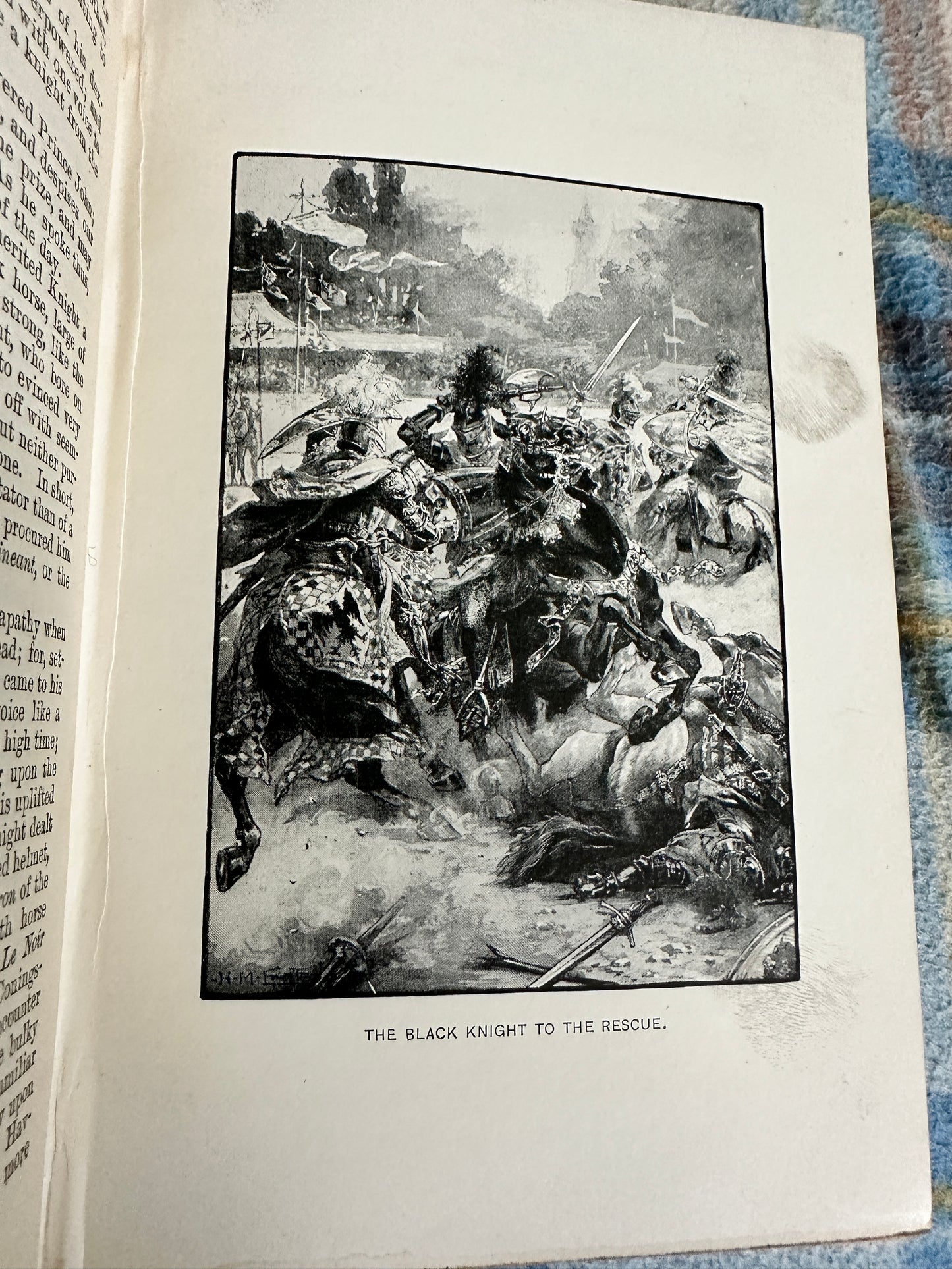 1850c Ivanhoe - Sir Walter Scott(H. M. Eaton Illust) The Walter Scott Publishing Company