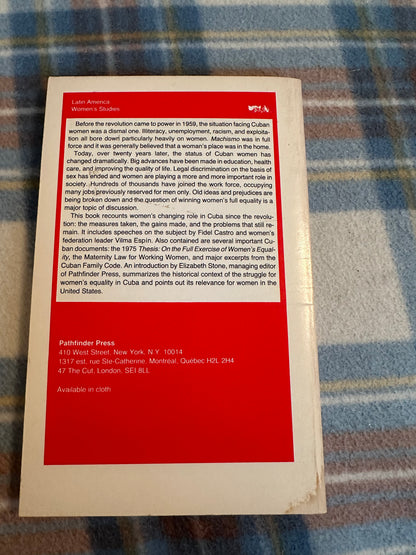 1981*1st* Women & The Cuban Revolution edited by Elisabeth Stone(Pathfinder Press New York)