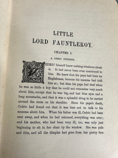 1920 Little Lord Fauntleroy - Frances Hodgson Burnett(Reginald B. Birch drawings) Frederick Warne & Co Ltd